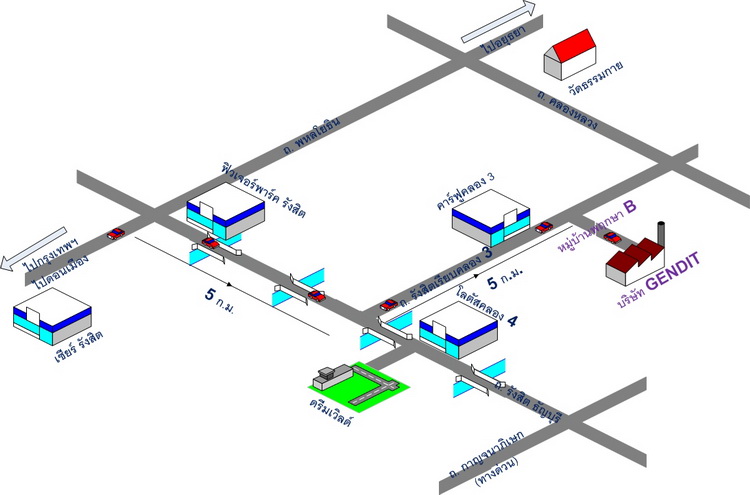 แผนที่ บริษัท Gendit